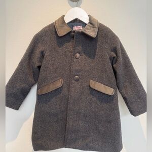 La Coqueta Charcoal Kids Pea Coat
